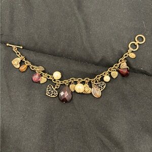Vintage cookie lee charm bracelet